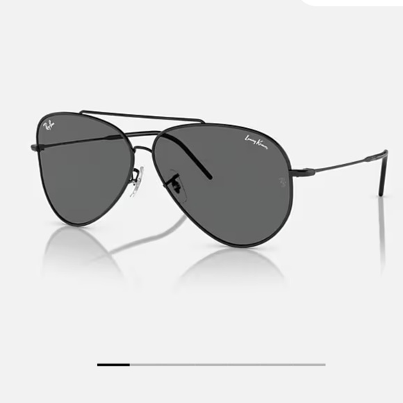 Ray Ban x Lenny Kravitz reverse Aviator sunglasses main image 5